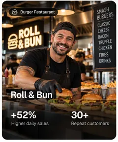 Roll & Bun burger restaurant owner story